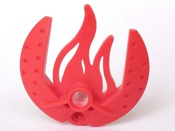 Bionicle Weapon 5 x 5 Shield with Flames