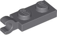Plate, Modified 1 x 2 with Clip on End (Horizontal Grip)